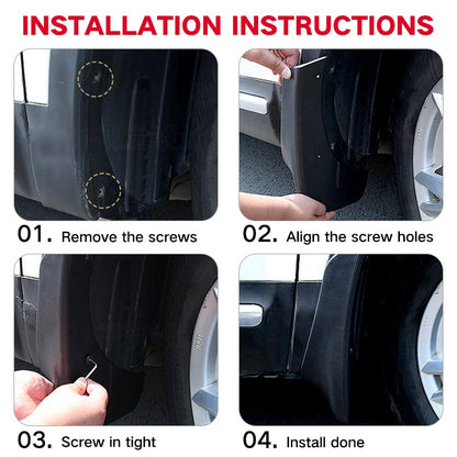 "Custom Fit Mud Flaps for Volkswagen ID.4 X CROZZ - Protect Your Car and Keep It Clean with Front and Rear Splash Guards & Fender Mud Flaps"