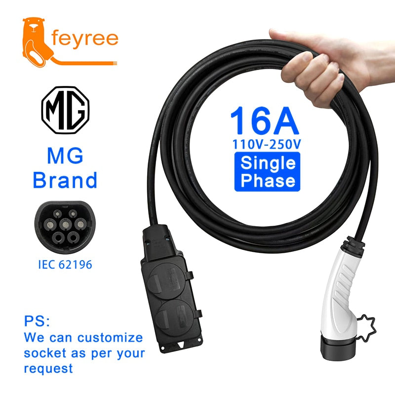 Charger Cable with EU Socket - Outdoor Power Supply Station (Requires V2L Compatible Vehicles)