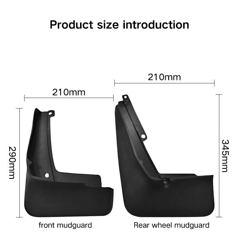 "Custom Fit Mud Flaps for Volkswagen ID.4 X CROZZ - Protect Your Car and Keep It Clean with Front and Rear Splash Guards & Fender Mud Flaps"