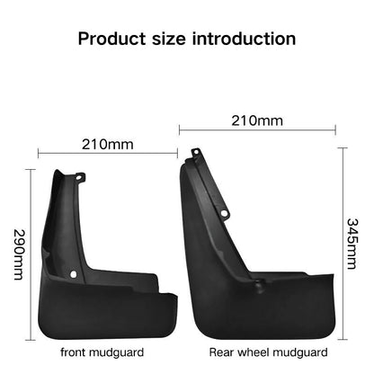 "Custom Fit Mud Flaps for Volkswagen ID.4 X CROZZ - Protect Your Car and Keep It Clean with Front and Rear Splash Guards & Fender Mud Flaps"