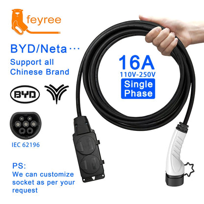 Charger Cable with EU Socket - Outdoor Power Supply Station (Requires V2L Compatible Vehicles)